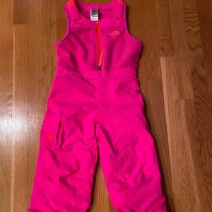 4t North Face snow bib, NWOT